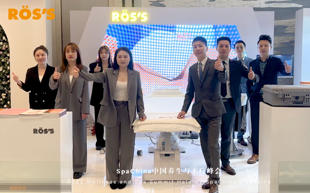 RÖS’S exclusive event at the 2022 Wellness and Spa Summit held at The St Regis Qingdao Hotel (Qinhuangdao, China)