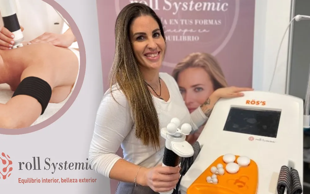 Imagen Alba Tejedor con RollSystemic en Nueva Estética ROSS